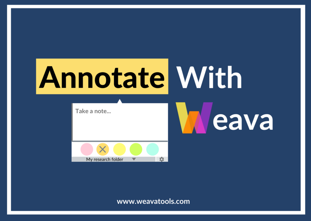 Weava Onboarding: Annotate