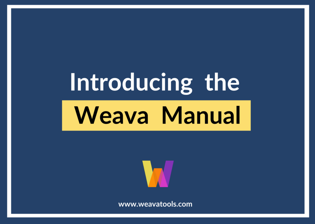 Brief Introduction: Weava Manual
