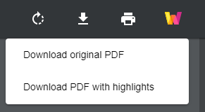 Download PDF with highlights