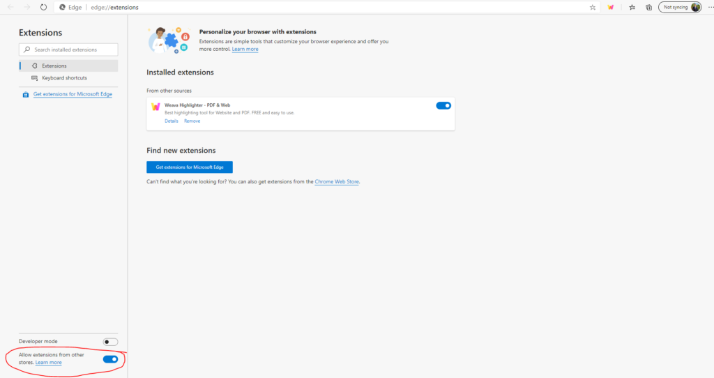 Submit Edge Extensions for the new Chromium-based Edge Browser