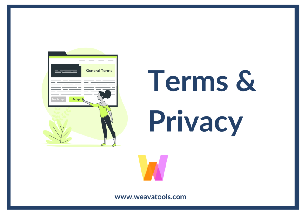 Weava Terms & Privacy